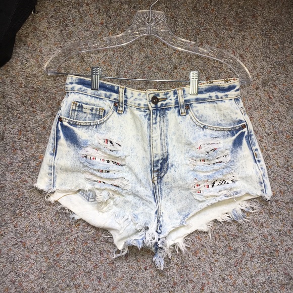 Shorts | Forever 2 Acid Wash Ripped 